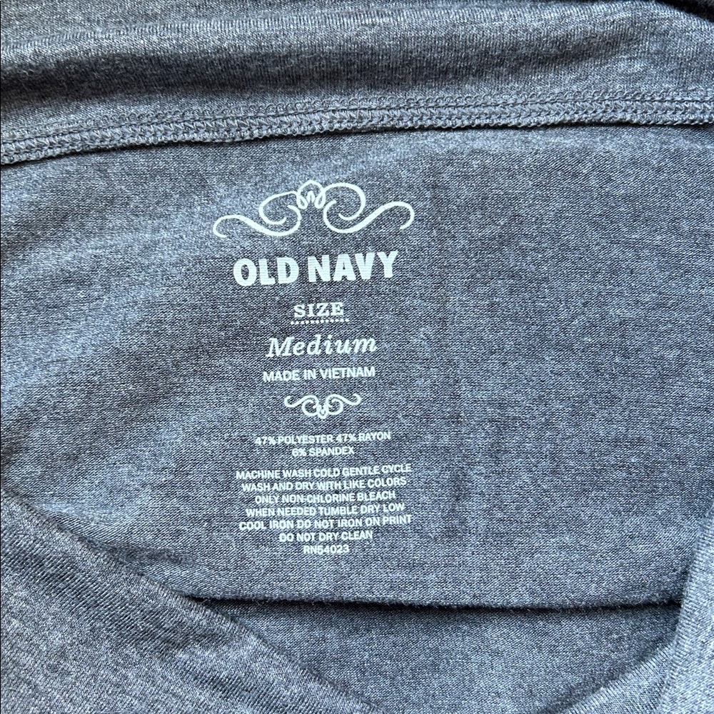 OLD NAVY Charcoal Gray Jersey A-Line Skirt Women's Medium - Picture 3 of 3